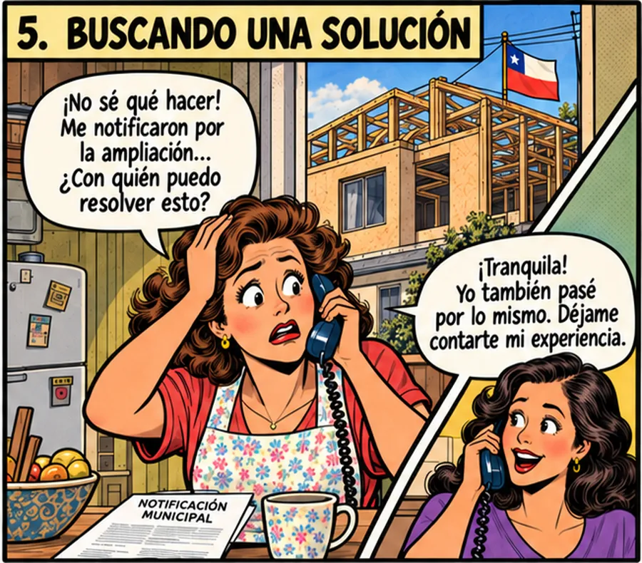 La propietaria busca ayuda y una conocida le cuenta su experiencia