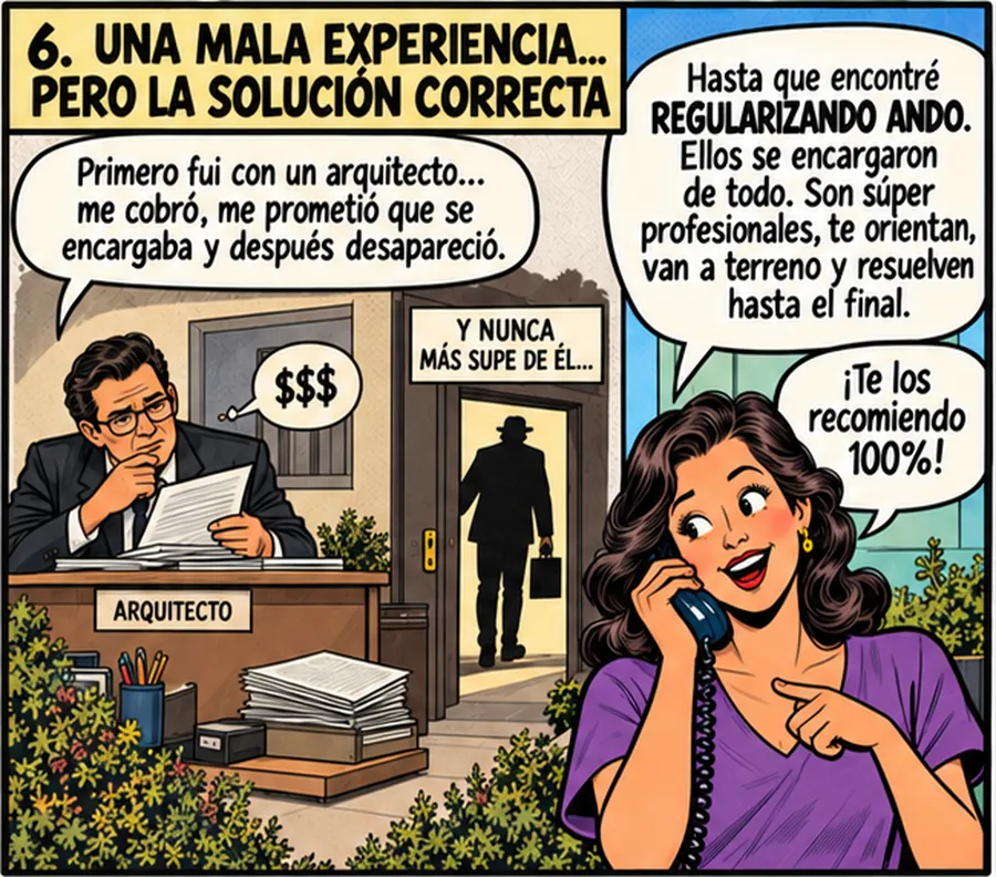 Una mala experiencia previa y después la solución correcta